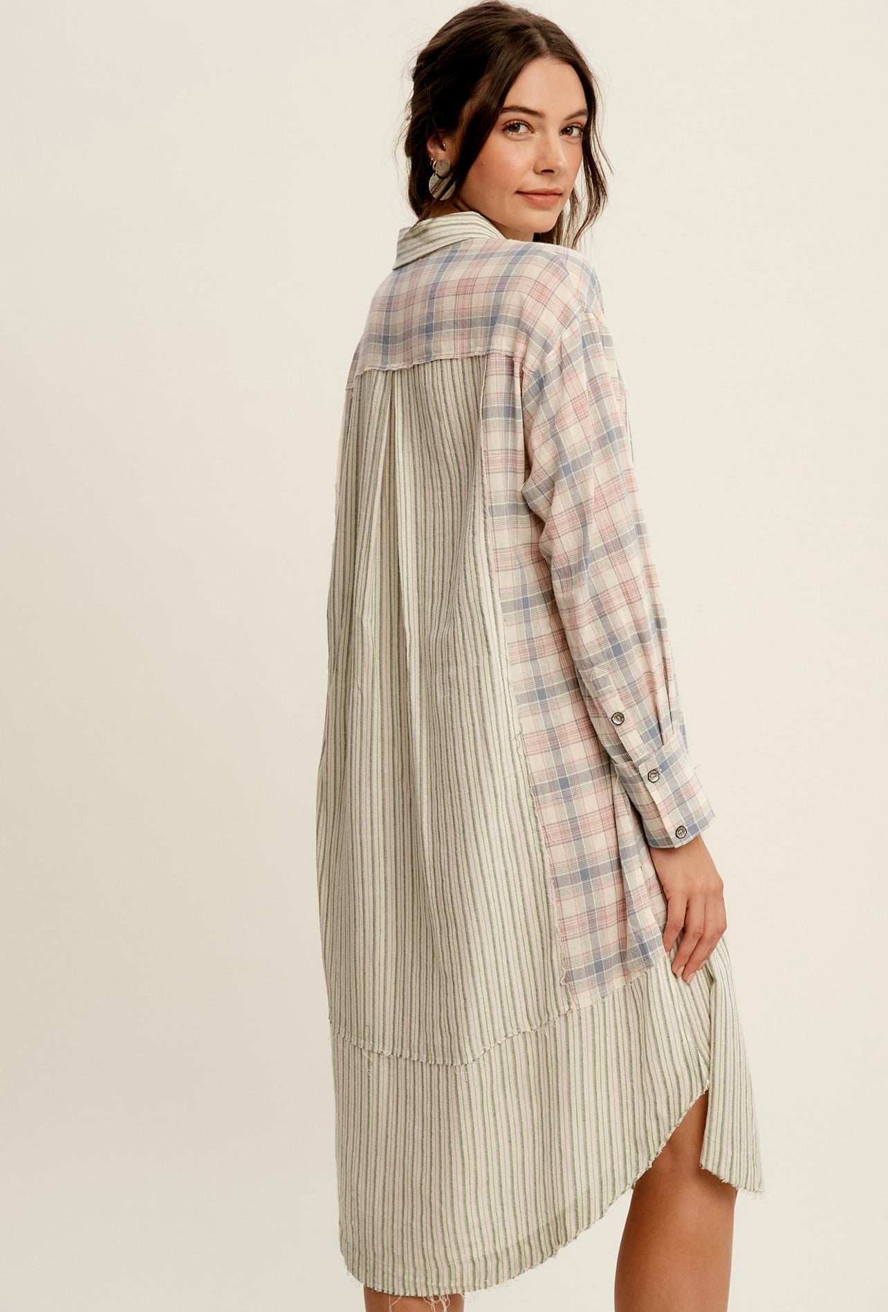 Up for Anything Shirt Dress