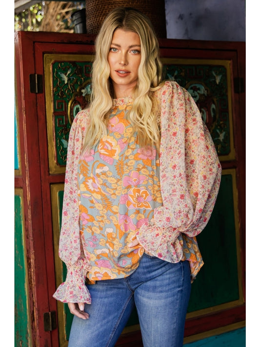 Boho Blooms Top