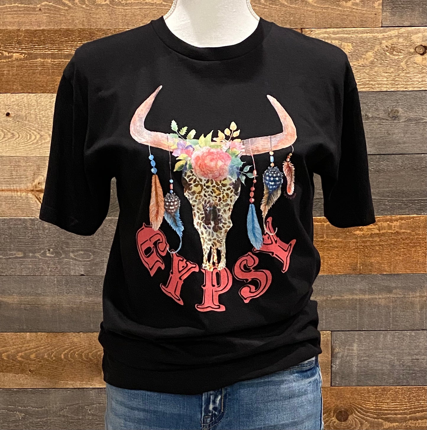 Gypsy Leopard Skull tee