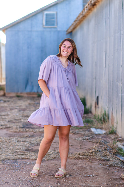 Lovely in Lavender Dress