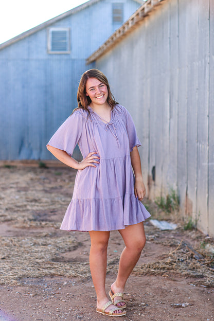 Lovely in Lavender Dress