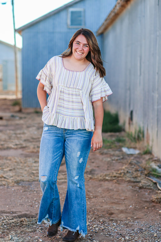 Mary Peasant Top