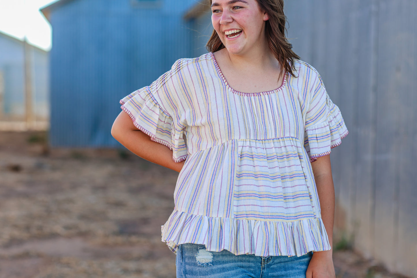 Mary Peasant Top