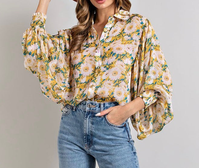 Sunshine & Blooms Top