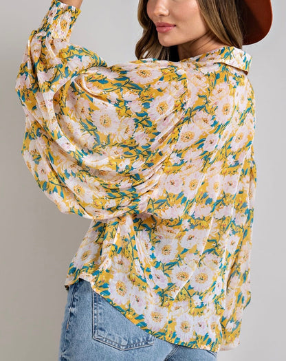 Sunshine & Blooms Top